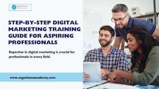 Step-by-Step Digital Marketing Training Guide for Aspiring Professionals