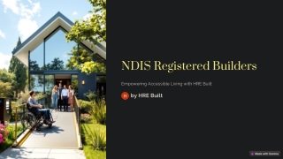 Ndis Registered Builders