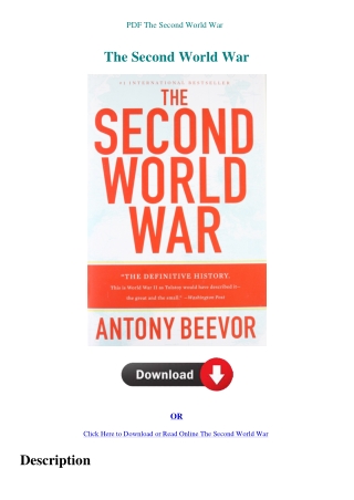 PDF The Second World War