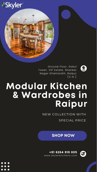 Modular Kitchen & Wardrobes in Raipur 62