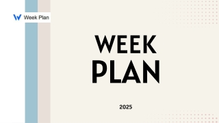 Week Plan Weekly Planner Online