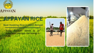 Appayan Rice - Best Husking Rice in West Bengal