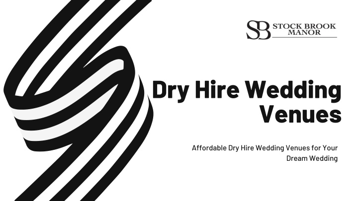 dry hire wedding