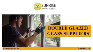 DOUBLE GLAZED GLASS SUPPLIERS