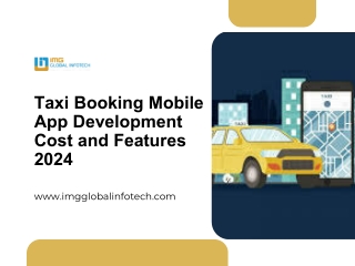 Taxi Booking Mobile App Development Cost and Features 2024