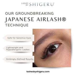 our groundbreaking Japanese AirLash