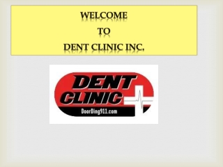 Dent repair milwaukee