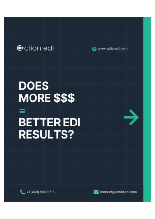 A medium-sized retailer pays $2,000 monthly for an outdated EDI system.