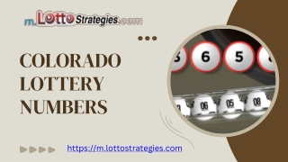 Colorado Lottery Numbers