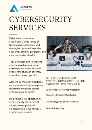cybersecurity services