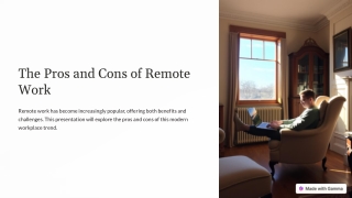 the pros and cons of remote work