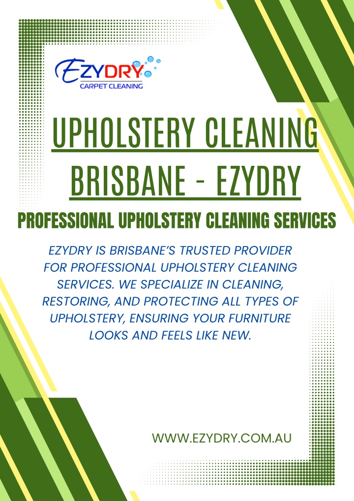 upholstery cleaning brisbane ezydry