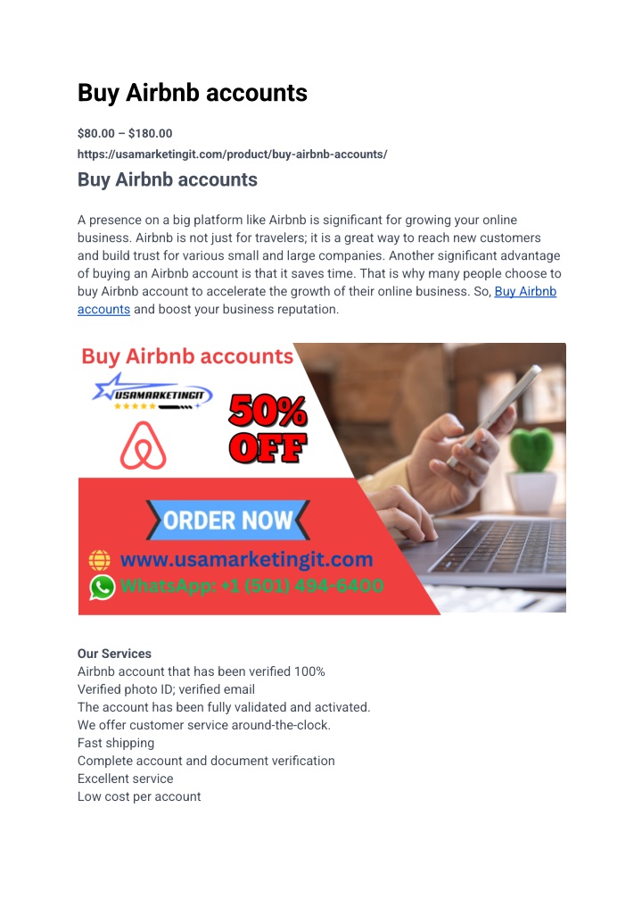 buy airbnb accounts