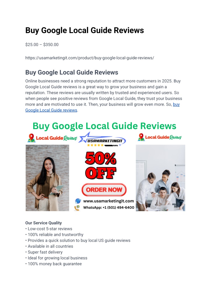 buy google local guide reviews