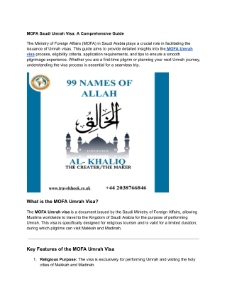 mofa saudi umrah visa a comprehensive guide