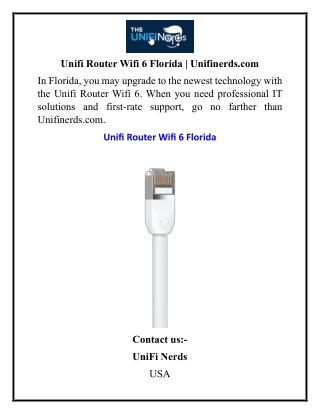 unifi router wifi 6 florida unifinerds com