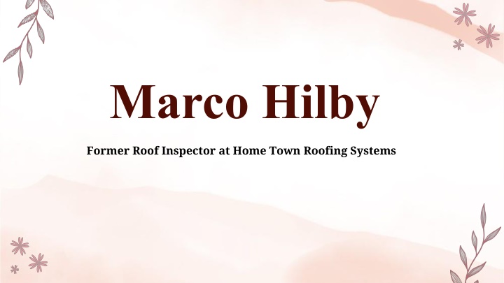 marco hilby