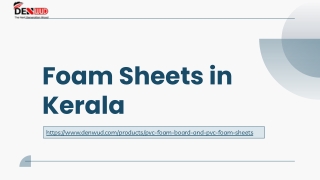 Foam Sheets in Kerala