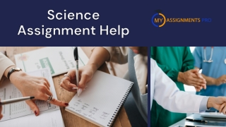 Science Assignment Help | Myassignmentpro