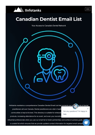 Canadian Dentists Mailing Database