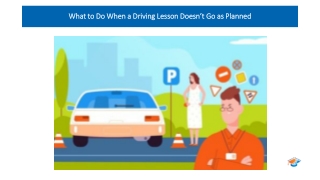 What to Do When a Driving Lesson Doesn’t Go as Planned