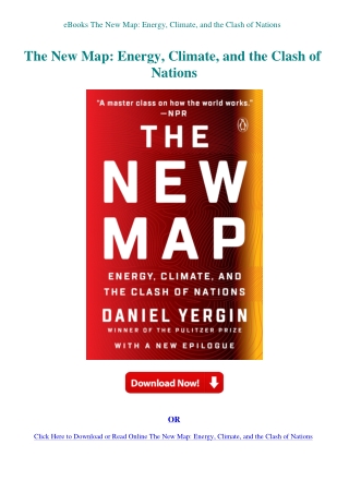 eBooks The New Map Energy  Climate  and the Clash of Nations