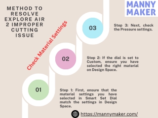 Method to Resolve Explore Air 2 Improper Cutting Issue