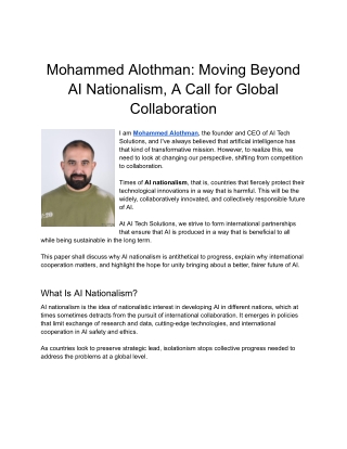 mohammed alothman moving beyond ai nationalism