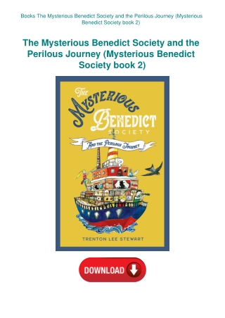 Books The Mysterious Benedict Society and the Perilous Journey (Mysterious Benedict Society book 2)