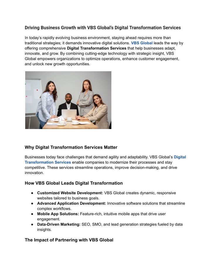 driving business growth with vbs global s digital
