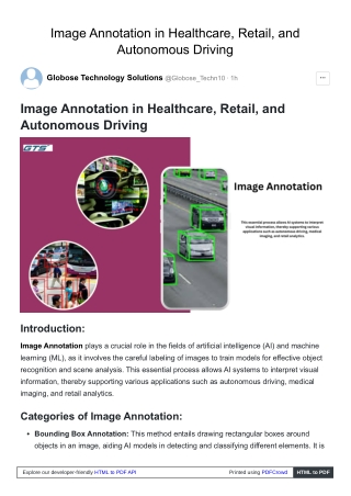image annotation in healthcare retail