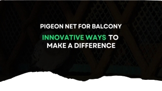 Best Pigeon Nets For Balcony