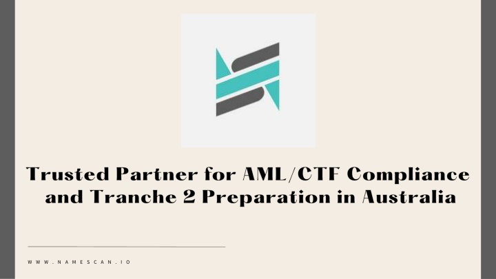 trusted partner for aml ctf compliance