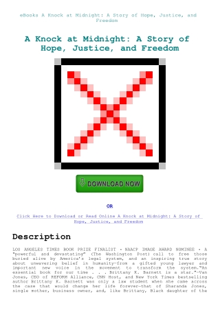 eBooks A Knock at Midnight A Story of Hope  Justice  and Freedom