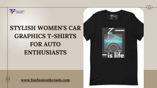 Stylish Women's Car Graphics T-Shirts for Auto Enthusiasts