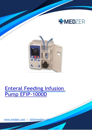 Enteral Feeding Infusion Pump EFIP-1000D