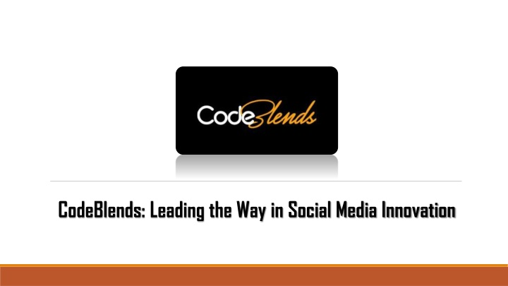 codeblends leading the way in social media