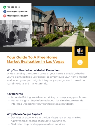 Free Home Market Evaluation in Las Vegas