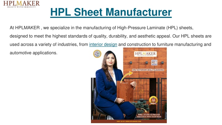 hpl sheet manufacturer