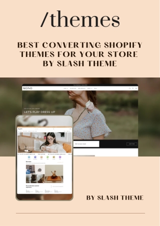 Best Converting Shopify Themes for Your Store  by Slash Theme