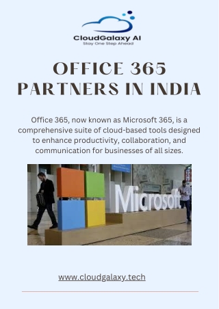 Top Office 365 Partner in India: Expert Solutions