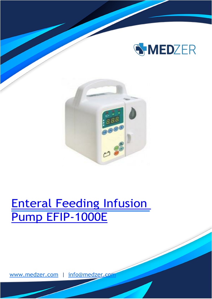 enteral feeding infusion pump efip 1000e