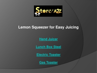 lemon squeezer for easy juicing