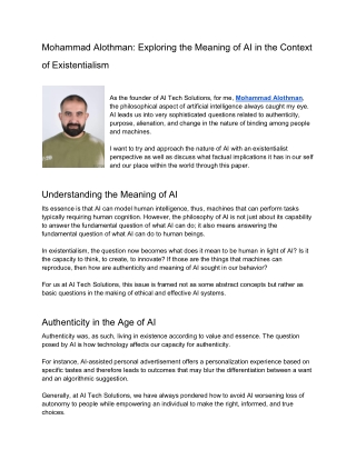 mohammad alothman exploring the meaning