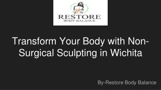 non surgical body sculpting wichita ks