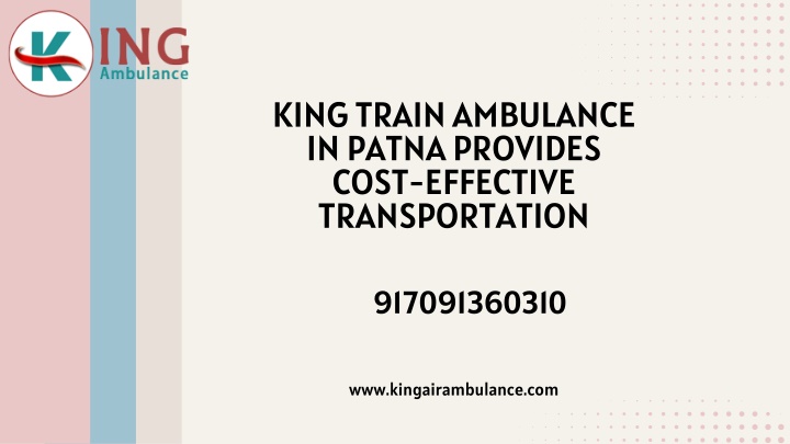 king train ambulance in patna provides cost