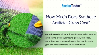how much does synthetic artificial grass cost