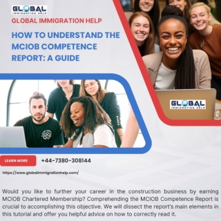 How to Understand the MCIOB Competence Report A Guide