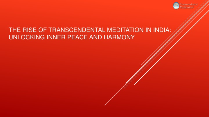 the rise of transcendental meditation in india unlocking inner peace and harmony