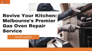 Revive Your Kitchen Melbourne's Premier Gas Oven Repair Service